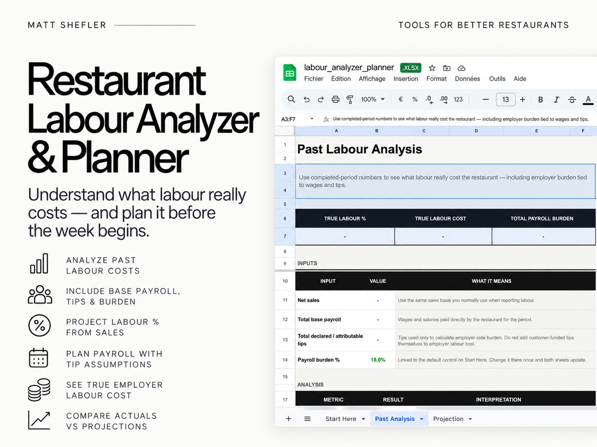 Restaurant Labour Analyzer & Planner